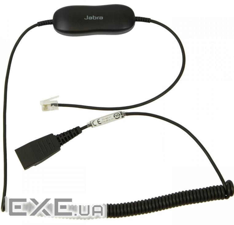 Smart Cord, QD to RJ9, coiled, with 8-position switch configurator, for Avaya one-X Telep (88001-04