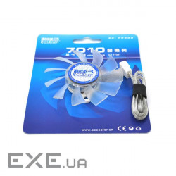 Кулер для відеокарти Pccooler 7010№3 для ATI / NVIDIA 3-pin, RPM 3200±, (YT-CCPC-7010№3)