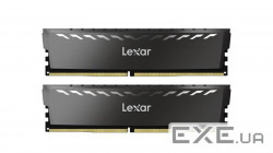 Lexar® 2x8GB THOR DDR4 3200 UDIMM XMP Memory with heatsink. Dual pack, EAN: 84 (LD4BU008G-R3200GDXG)