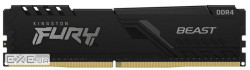 Модуль пам'яті KINGSTON FURY Beast DDR4 3600MHz 32GB (KF436C18BB/32)