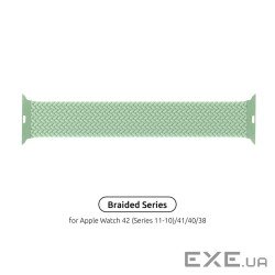 Ремінець Armorstandart Braided Solo Loop для Apple Watch 38mm/40mm/41mm Mint Size 2 (120 m (ARM64900)