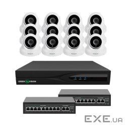 Комплект відеоспостереження на 12 камер GV-IP-K-W84/12 5MP