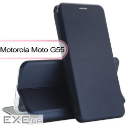 Чохол до мобільного телефона BeCover Exclusive Motorola Moto G55 Deep Blue (713520)