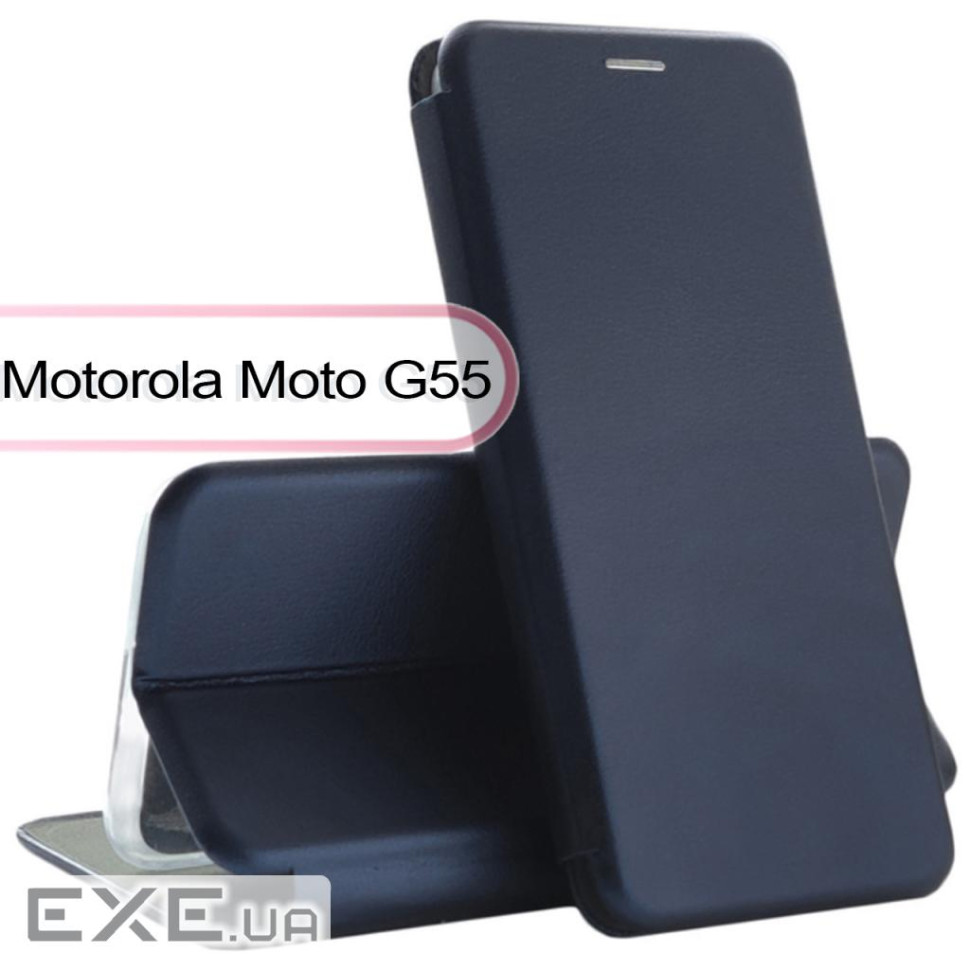 Чохол до мобільного телефона BeCover Exclusive Motorola Moto G55 Deep Blue (713520)
