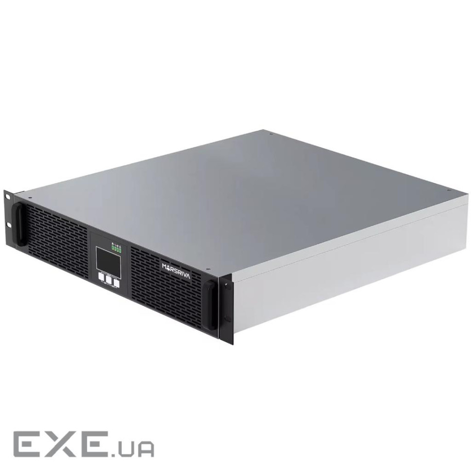 ДБЖ Marsriva MR-US2KRT, 2кВА/2кВт , RM, Smart Online UPS, 2kVA, 4*12V/9Ah