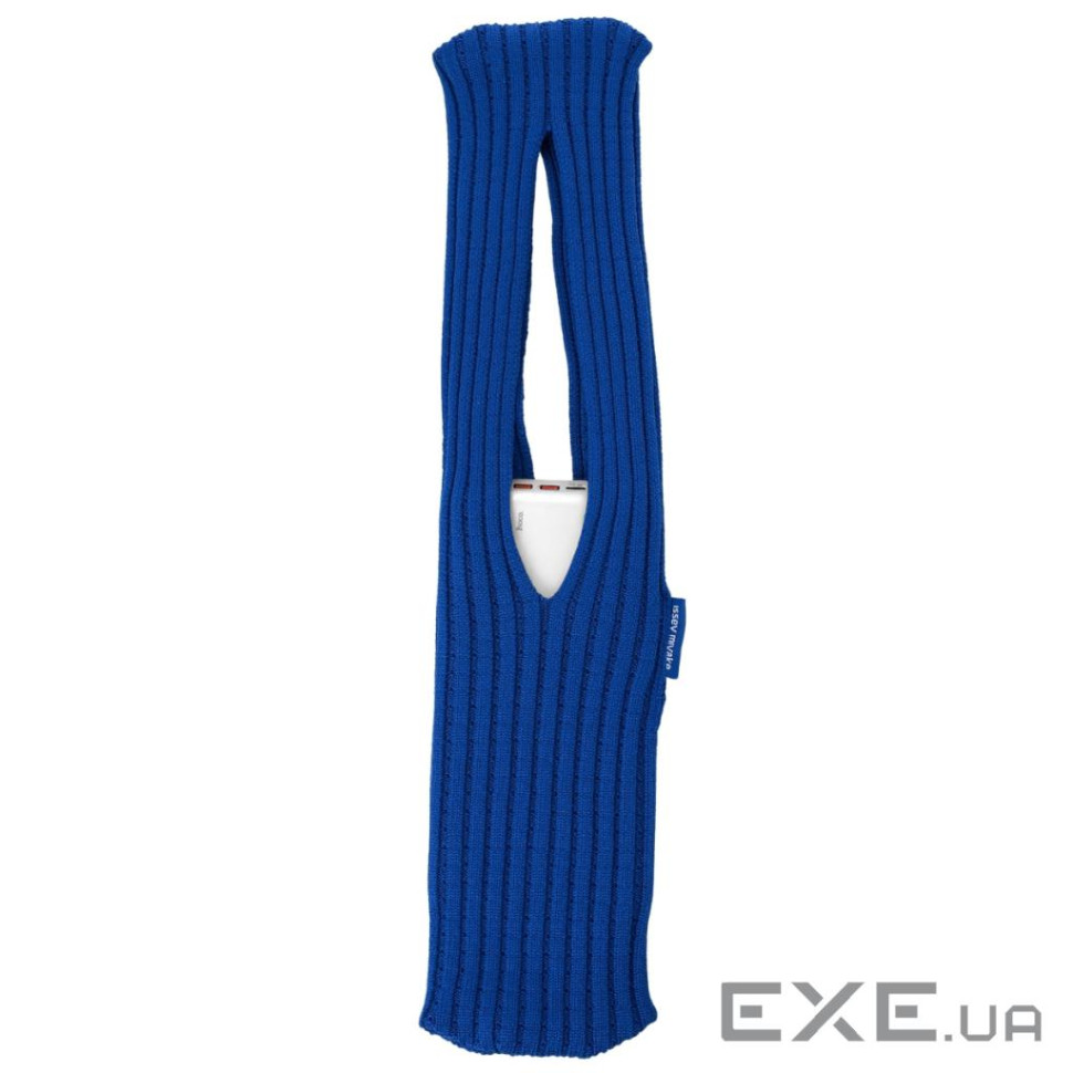 Чохол до мобільного телефона BeCover Knit Pocket universal Deep Blue (715161)