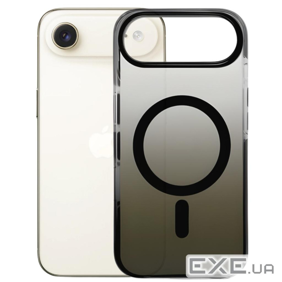 Чохол до мобільного телефона BeCover FIBRA Shock-Proof MagSafe Apple iPhone 17 Air Black (715450)