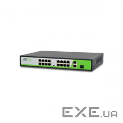 PoE-комутатор ZKTeco ZK-PoE1621N-200W з 16 портами PoE