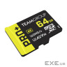 Карта памяти MicroSDXC 64GB UHS-I/U3 Class 10 Team Pro+ R160/W55MB/s + SD-адапт (TPPMSDX64GIA2V3003)