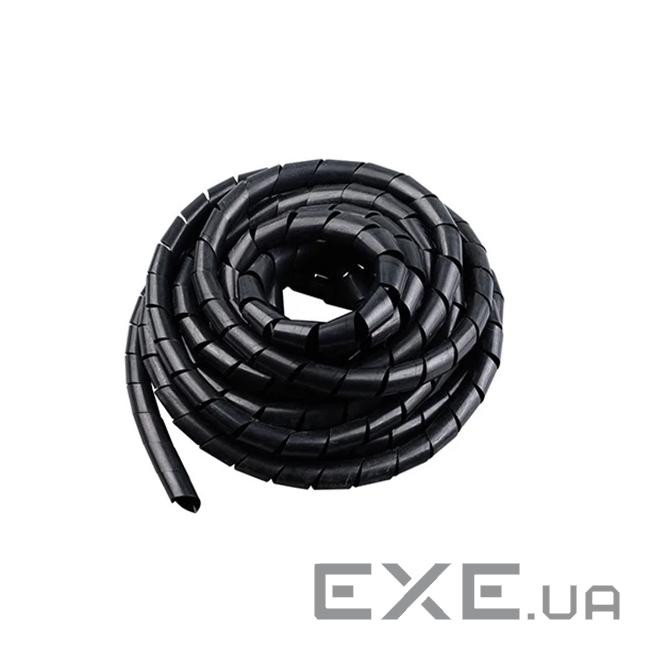 Спіральний кабельний організатор, діаметр 10мм, довжина 10м, Black (YT-10-10B) , Black (YT-10-10B)