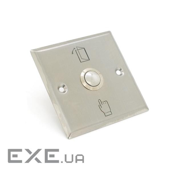 Кнопка виходу врізна, NO / NC / C, алюміній, максім.ток 3А, 86х86х20мм (ES306) (ES306)