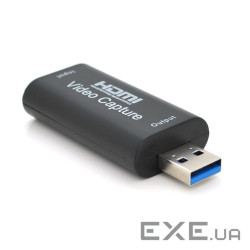 Карта відеозахоплення HDMI-USB 3.0, для захоплення та запису відео з екрана комп&apos,ютер (HD-VC20) (HD-VC20)