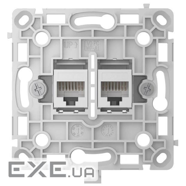 Механизм интернет розетки Ajax OutletCore (LAN) white