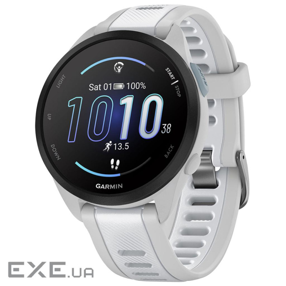 Смарт-годинник Garmin Forerunner 165, GPS, Mist Grey/Whitestone, GPS (010-02863-21)