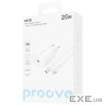 СЗУ Proove Rapid 20W (Type-C) + Кабель Type-C to Lightning white (WCRP20012102)