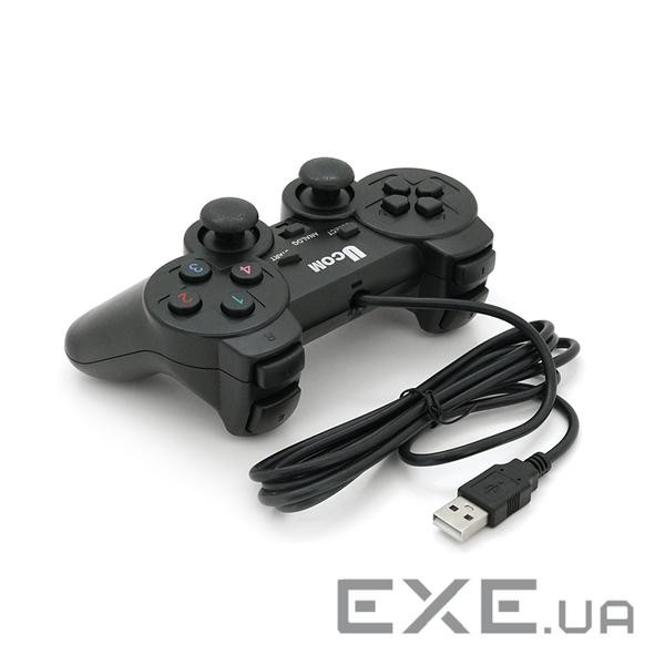 Геймпад Brazzers BR-Ucom провідний для ПК, USB 2.0, Black, Blister , USB 2.0, Black, Blister