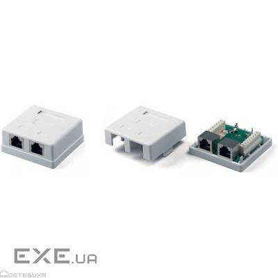 Комп"ютерна розетка Hypernet RJ45 x2 FTP 5e (MB-STP2) (NETS-MB-STP2)
