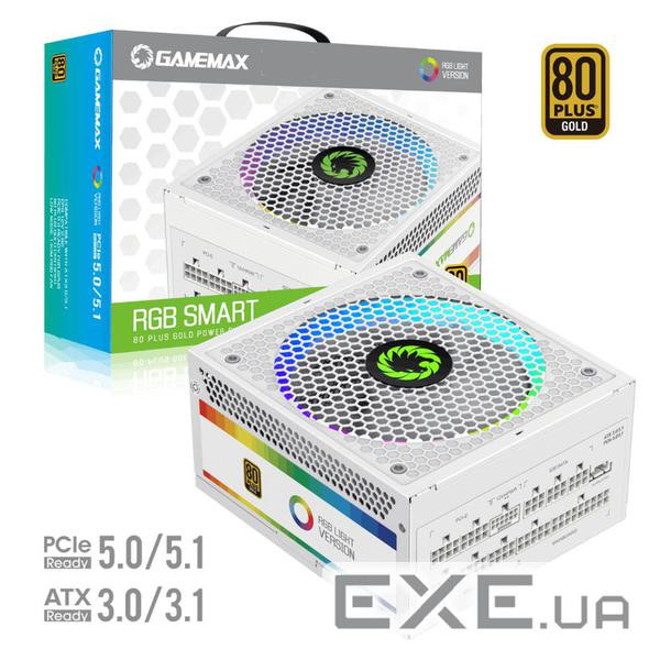 Блок живлення 1050W GAMEMAX RGB-1050 Pro (RGB1050 PRO WH)