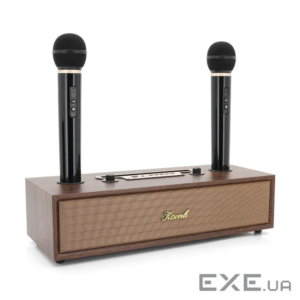 Колонка Kisonli G102 Bluetooth 5.3,Two microphone, 2х8W, 1800mAh, USB / TF / BT / AUX, DC: (G102Br)