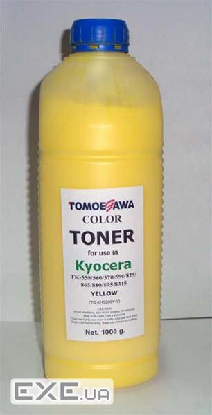 Тонер KYOCERA TK-550/825/865/880/895/8315 1кг Yellow Tomoegawa (TG-KM5200Y-1)