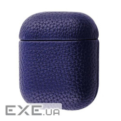 Чохол Leather Case AirPods 1/2 midnight blue (57525 midnight blue)