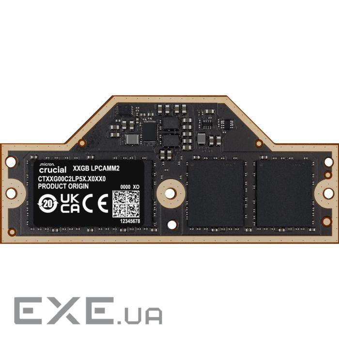 Модуль пам'яті CRUCIAL LPCAMM2 LPDDR5X 7500MHz 32GB (CT32G75C2LP5X)