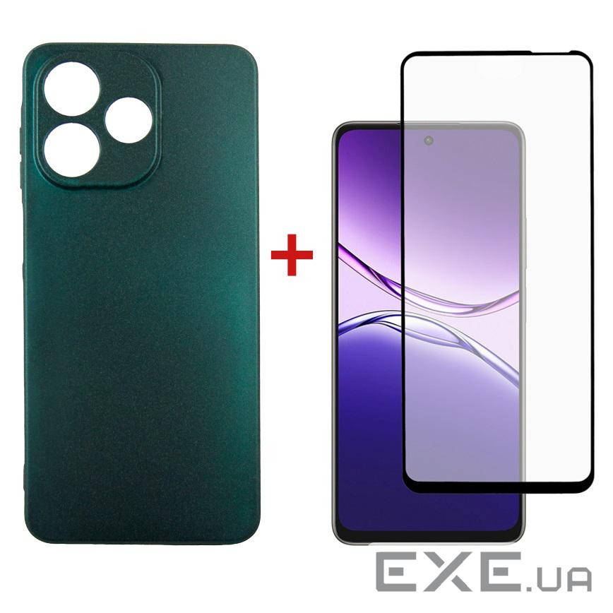 Чeхол-накладка Dengos Soft для Oppo A5 Pro Green (DG-KM-183) + защитное стекло