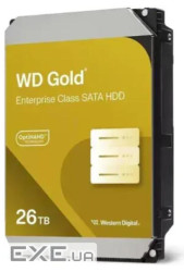 WD HD3.5" SATA3-Raid 26TB WD261KRYZ / Gold (Di)