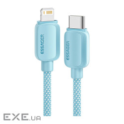 Дата кабель USB-C to Lightning 2.0m 20W blue Essager (EXCTL-WLA03-P)