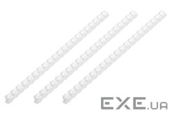 Пластикові пружини для біндеру 2E, 19мм, білі, 100шт (2E-PL19-100WH)