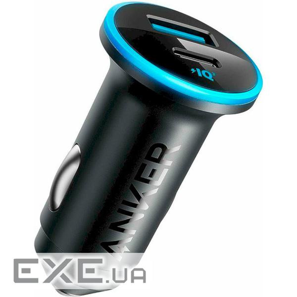 Автомобільний зарядний пристрій ANKER 323 PowerDrive 52.5W 1xUSB-A, 1xUSB-C, PIQ3.0 Bla (A2735G11)
