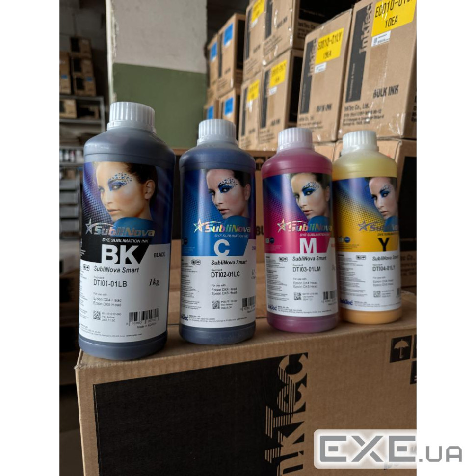 Чорнило InkTec Epson Sublimation Piezo 4*1L (DTI01-04SET1L)