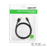 Кабель USB 2.0 AM - miniUSB (5P), 3 м, Black, Ugreen US132, 2A (10386) (10386_US132)