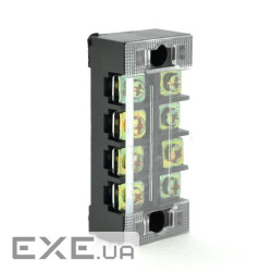 Клемна колодка 4-розрядна TB-2504 25A / 600V, перетин дроту 0,5-2,5мм2, 50 шт в упаковці, ціна за шт