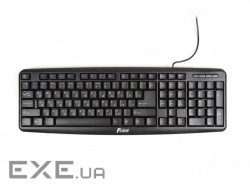 Клавіатура Frime FKBS-002 USB, RUS/ UKR, Black