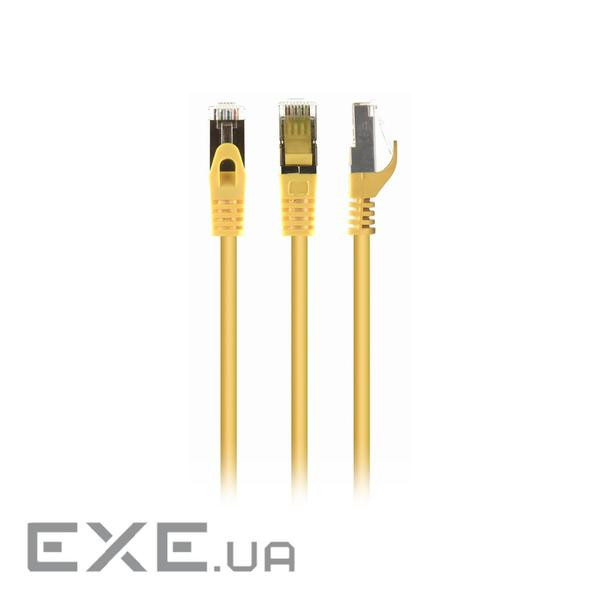 Патч корд PP6A-LSZHCU-Y-3M, S / FTP, литий, 50u "штекер із засувкою, 3.0 м, жовтий