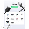 Патч-корд 2м, F/UTP cat 6 RJ-45 extension black Ugreen (U_11281)