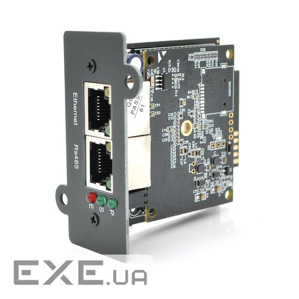 Карта віддаленого управління SNMP для ДБЖ, Lan, RS232, 12V, 110x70x24mm (SNMP-UPS-12) , Lan, RS232, 12V, 110x70x24mm (SN
