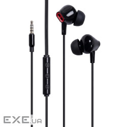 Навушники Vention Echo Lite 3.5mm In-Ear Wired Black (GBABAV)