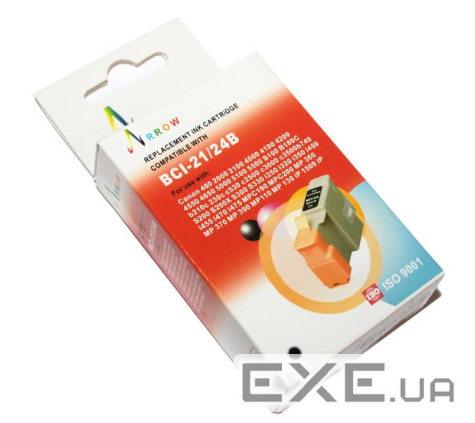 Картридж Arrow Canon BCI-21Bk/BCI-24Bk Black (BCI21/24B)