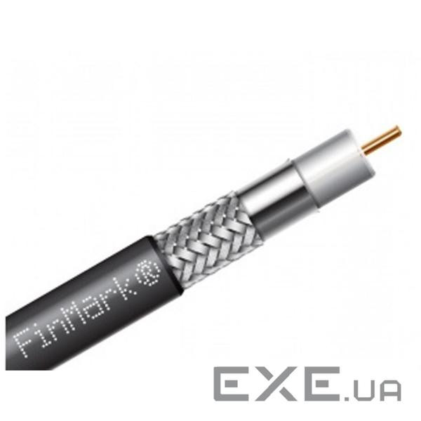 Кабель телевізійний FinMark RG-660, CU, 100м, black (F660BVcu_100_black)