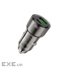 Автомобільний зарядний пристрій HOCO Z52 Spacious PD38W (1C1A) car charger Transpare (6942007601740)