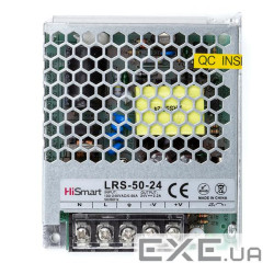Блок живлення HiSmart 24V, 2.2A, 50W (LRS-50-24)