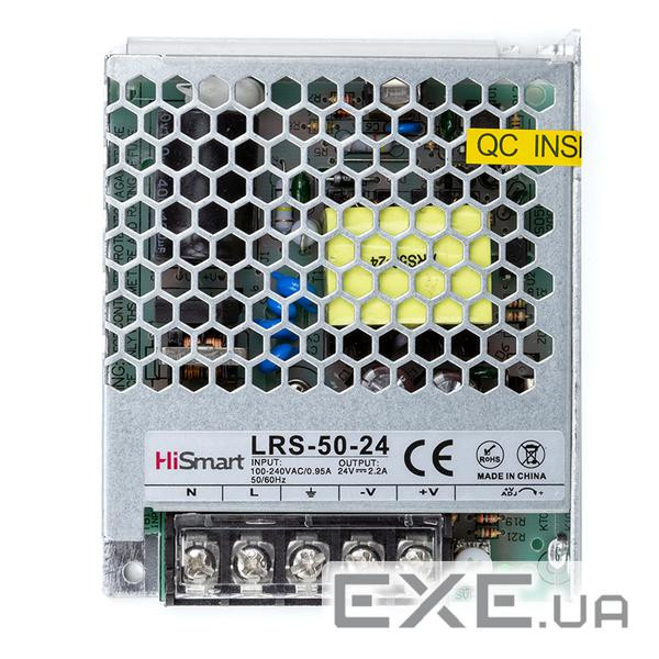 Блок живлення HiSmart 24V, 2.2A, 50W (LRS-50-24)