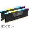 Модуль пам'яті CORSAIR Vengeance RGB Black DDR5 6000MHz 32GB Kit 2x16GB (CMH32GX5M2E6000C36)