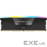 Модуль пам'яті CORSAIR Vengeance RGB Black DDR5 6000MHz 32GB Kit 2x16GB (CMH32GX5M2E6000C36)
