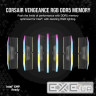 Модуль пам'яті CORSAIR Vengeance RGB Black DDR5 6000MHz 32GB Kit 2x16GB (CMH32GX5M2E6000C36)