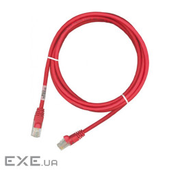 Патч-корд RJ45, UTP 5e, 0.5m, 24AWG, CU, червоний KINGDA KD-PAUT3050RD