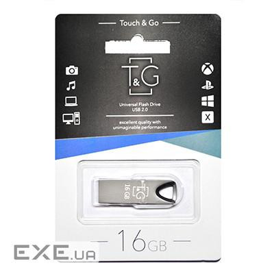 Флеш-накопичувач USB 16GB T&G 117 Metal Series Black (TG117BK-16G)