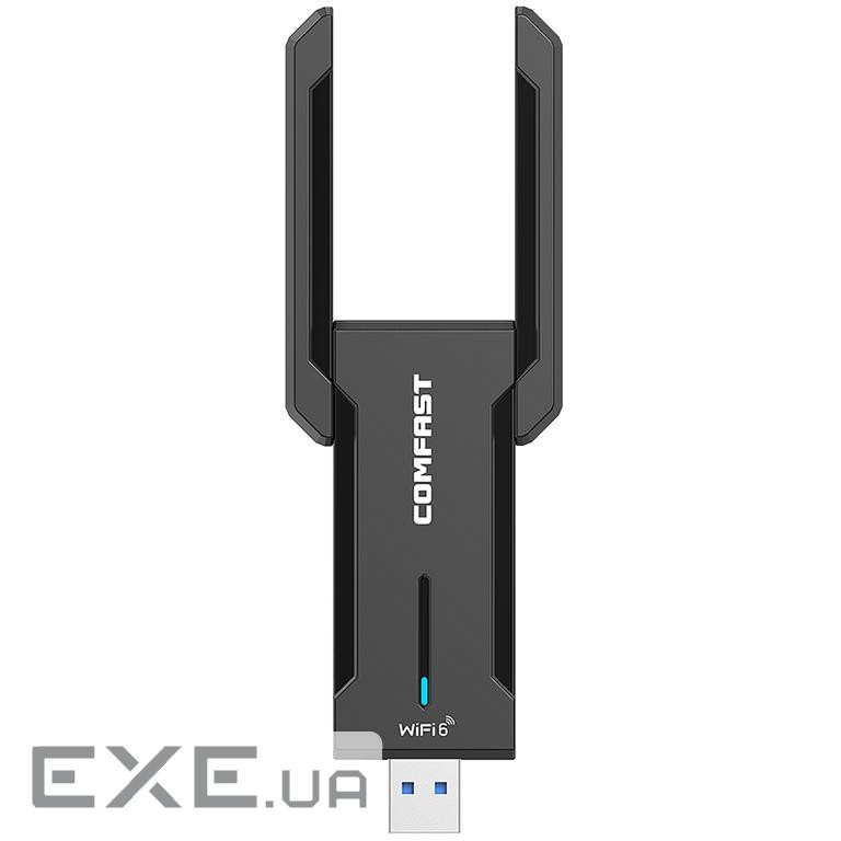 WiFi-USB адаптер COMFAST WiFi, 5374Мбіт/с, 2,4 ГГц, 5 ГГц, 6 ГГц (CF-972AX)